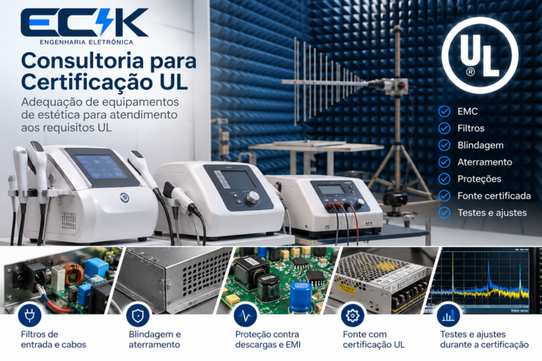 Consultoria para certificação UL de equipamentos de estética
