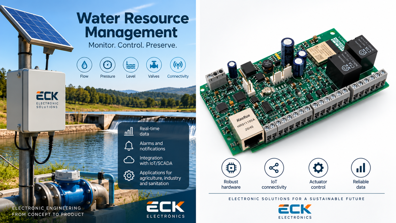Water resource management system developed by ECK